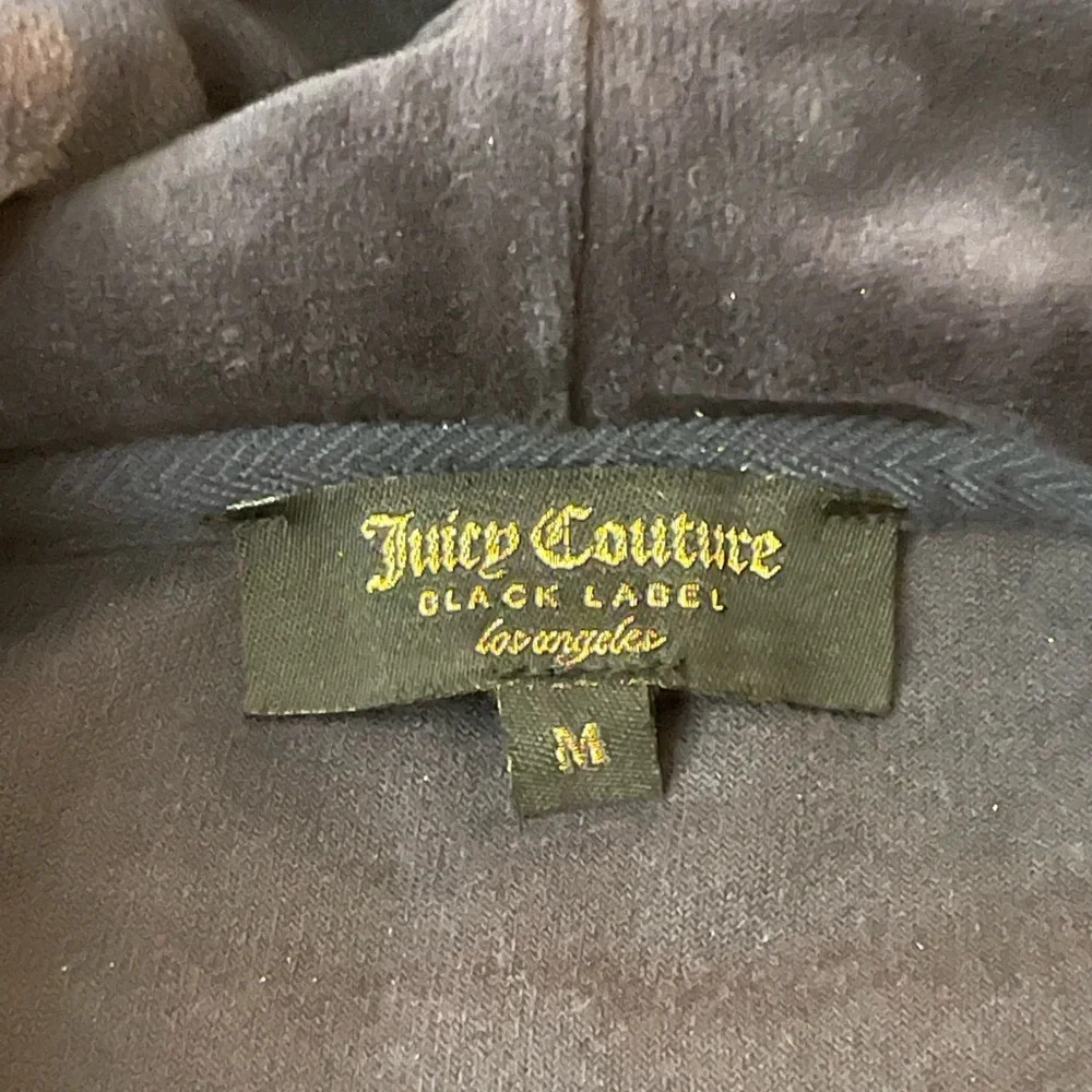 Juicy Couture Velour Hooded Pullover, Regal (Blue), Medium, NWT - Picture 12 of 14